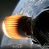 Nave de SpaceX con el telescopio Roman en la órbita de la Tierra.