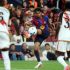 Lamine Yamal lució el lunes con un doblete de gran calidad durante la victoria del FC Barcelona en casa 5-2 sobre el Rayo Vallecano.