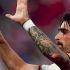 Armando "La Hormiga" González entró de cambio por la lesión de la figura del Olympiacos, Ayoub El Kaabi, en el primer tiempo