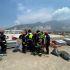 Elementos de Protección Civil Santa Catarina rescataron al lesionado con equipo de cuerdas