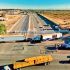 Bloqueo de trasportistas en aduanas comerciales entre México y Estados Unidos.