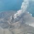Una vista del volcán Anak Krakatau en Indonesia
