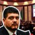 Retrato del legislador Zenyazen Escobar superpuesto sobre una sesión del Congreso General en el pleno de la Cámara de Diputados.
