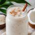 ¿Cómo hacer agua de horchata de coco? Receta fácil y cremosa