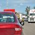 Bloqueo de campesinos en la carretera Irapuato-Pénjamo, en Guanajuato.