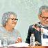 Bertha Gómez Castro, subsecretaria de Egresos y Edgar Amador Zamora, secretario de Hacienda.