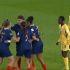 Algunas jugadoras de la selección de Francia, sorprendieron con esta táctica ante la mirada atónita de algunas futbolistas de Ghana en el Mundial Femenino 2026