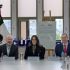 Alessandra Rojo de la Vega y CANIETI durante la firma del convenio