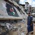 Mural pintado en Gaza, en honor al rapero estadunidense Macklemore