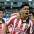 Ángel Sepulveda celebra gol ante América