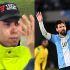 Un guardia de seguridad estuvo de espaldas mientras Messi daba su discurso, lo conmovió tanto que llegó hasta las lágrimas