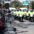Brugada Molina informó que se encuentra pendiente del parte médico de los policías lesionados