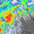 Los vientos máximos sostenidos del huracán alcanzaron los 165 km/h al llegar a la costa del Golfo de México.