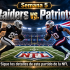 Raiders vs. Patriots
