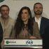 Conferencia de prensa en la Cámara de Diputados.