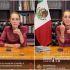 La Presidenta Claudia Sheinbaum  realiza en live en sus cuentas oficiales de redes sociales