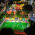 Las obras abarcaron dos kilómetros de la avenida Arroyo La Armella, donde se colocaron 500 luminarias para brindar iluminación eficiente