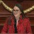 La coordinadora de la bancada del PRI, Tania Larios