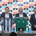 Enrique Nieto, vicepresidente de selecciones FMF, Pedro Esquivel, presidente de administración del Club Monterrey, y Duilio Davino, director de selecciones varoniles FMF.