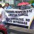 Protesta del IMSS-Bienestar en Villahermosa, Tabasco