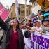 Citlalli Hernández acudió al Congreso de la Ciudad de México al segundo informe de la jefa de gobierno Clara Brugada