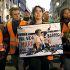 Españoles protestando por la crisis de vivienda en su país en pasado 8 de octubre de 2026.