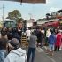 Bloqueo de comerciantes en Mercado San Juan
