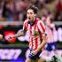 Jordan Carrillo celebra su primer gol con Chivas en el empate ante Tigres