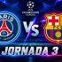 PSG vs Barcelona EN VIVO Champions League HOY | Jornada 3 | Transmisión Completa