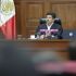El ministro Hugo Aguilar Ortiz, presidente de la Suprema Corte de Justicia de la Nación, propuso guardar un minuto de silencio en su memoria.