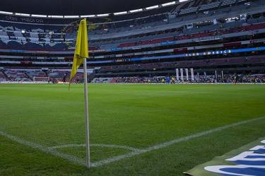 La cancha del Estadio Azteca.