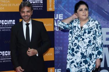 Eugenio Derbez y Victoria Ruffo se reencontraron tras el nacimiento de su nieta Tessa. Foto: Cuartoscuro