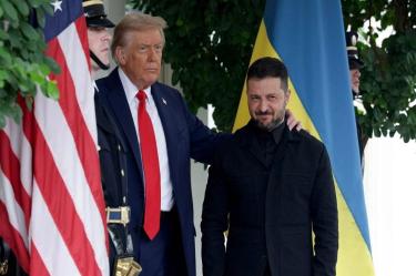 Trump y Zelensky se reúnen en la Casa Blanca. Foto: AFP
