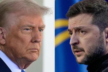 Donald Trump y Volodímir Zelenski se reunirán este domingo.