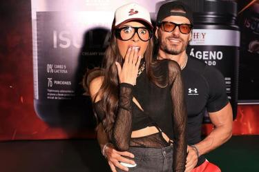 Galilea Montijo e Isaac Moreno.