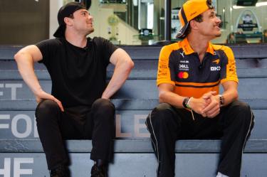 Pato O'Ward fue el guía de Lando Norris en las instalaciones de McLaren en Indianápolis