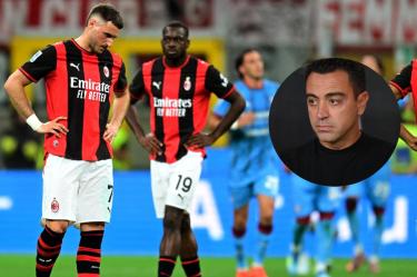 Xavi Hernández podría ser DT de Santi Gimenez en el Milan