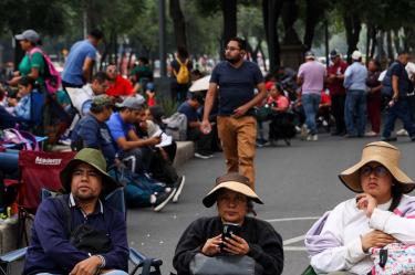 Maestros de la CNTE realizan bloqueo en CDMX
