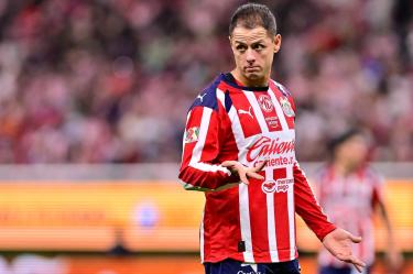 Javier 'Chicharito' Hernandez en su último torneo con Chivas; jamás anotó en Liguilla.