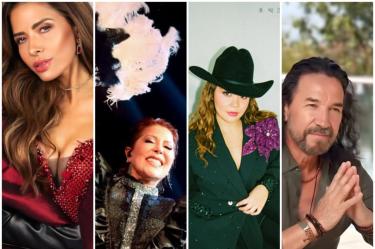Foto: Instagram gloriatrevi, lagzmanmx, yuritaflowers y marcoantoniosolis_ofocial