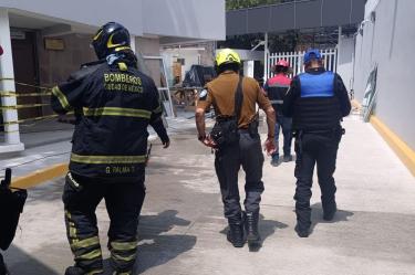Protección Civil precisó que personal operativo permaneció en el sitio
