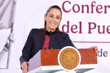 La presidenta Claudia Sheinbaum