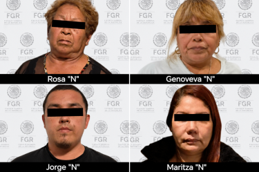 Los detenidos, junto con los objetos y el inmueble asegurado, fueron puestos a disposición de la autoridad competente para determinar su situación jurídica.