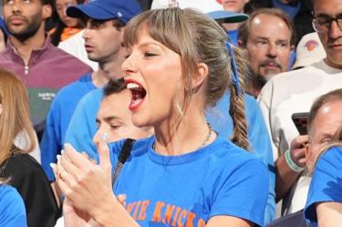 Taylor Swift fue vista en un partido de basquetball