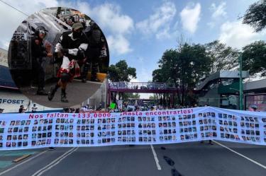 Familiares de personas desaparecidas comenzaron a retirarse, con el gusto de haber llegado hasta el estadio
