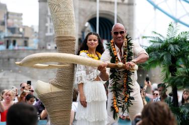 Dwayne 'The Rock' Johnson participa activamente en la promoción del live-action de Moana.