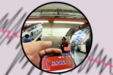 Broma de Alerta Sísmica en Metro CDMX.