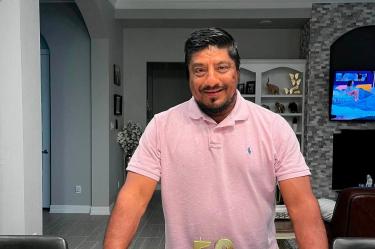 Lorenzo Salgado Araujo, un automovilista mexicano que fue asesinado a tiros por un agente del ICE durante una parada de vehículo en Houston.
