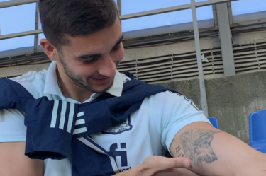 Ferrán Torres es un héroe también fuera de l campo de juego.