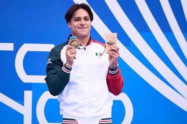 Osmar Olvera, la cara de los Clavados para México, sumó su tercer medalla de oro en los Juegos Centroamericanos y del Caribe 2026.